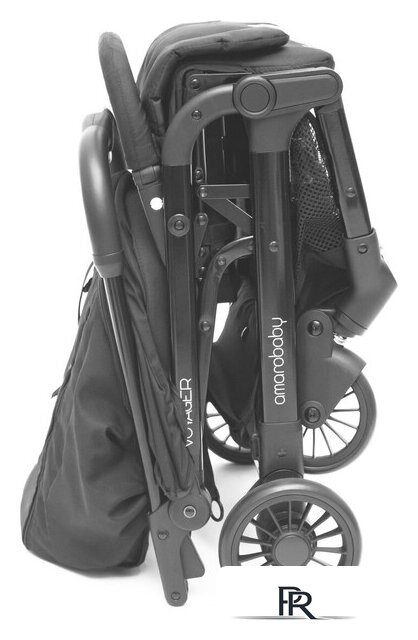 Коляска прогулочная «книга» Amarobaby Voyager (черный) - Изображение №30 — Интернет-магазин ПроЗаказ