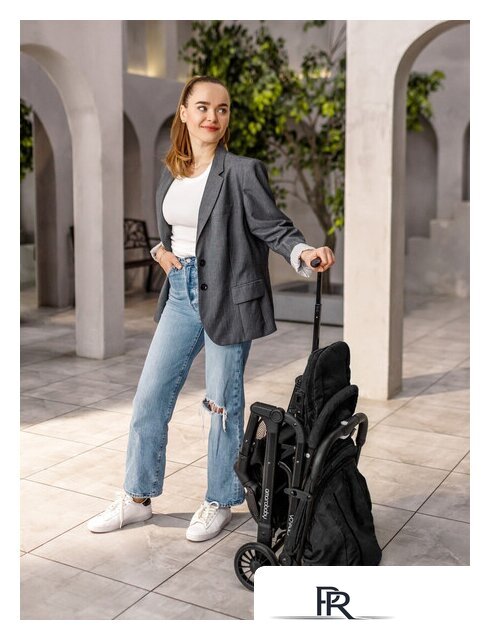 Коляска прогулочная «книга» Amarobaby Voyager (черный) - Изображение №15 — Интернет-магазин ПроЗаказ