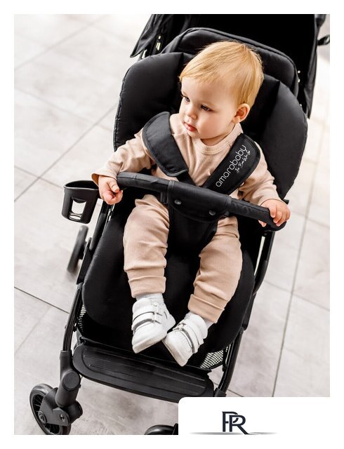 Коляска прогулочная «книга» Amarobaby Voyager (черный) - Изображение №14 — Интернет-магазин ПроЗаказ