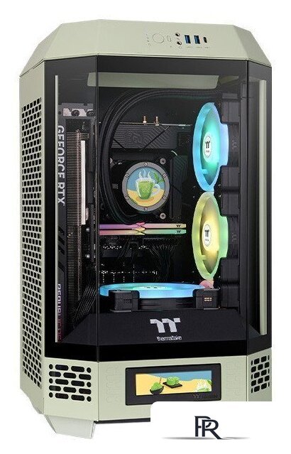 Корпус Thermaltake The Tower 250 Matcha Green CA-1Z9-00SEWN-00 - Изображение №1 — Интернет-магазин ПроЗаказ