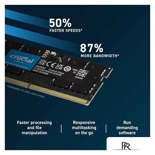 Оперативная память Crucial 2x32ГБ DDR5 SODIMM 4800 МГц CT2K32G48C40S5 - Изображение №4 — Интернет-магазин ПроЗаказ