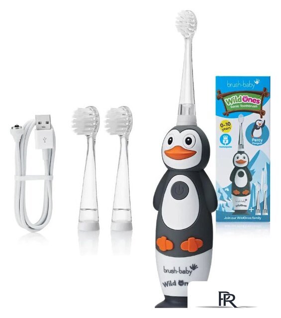 Электрическая зубная щетка Brush-Baby WildOnes Penguin - Изображение №1 — Интернет-магазин ПроЗаказ