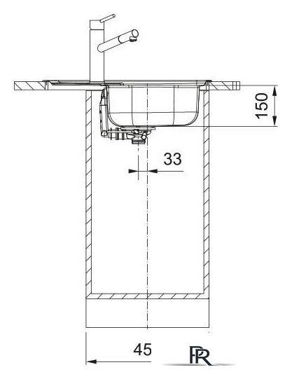 Кухонная мойка Franke Spark SKN 611-62/44 101.0712.227 (нержавеющая сталь) - Изображение №4 — Интернет-магазин ПроЗаказ