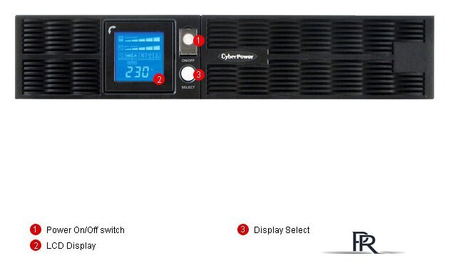 Источник бесперебойного питания CyberPower PR2200 LCD 2U (PR2200ELCDRT2U) - Изображение №3 — Интернет-магазин ПроЗаказ