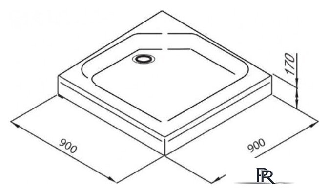 Душевой уголок Triton Йота-Блэк 90x90 (черный, с поддоном) - Изображение №9 — Интернет-магазин ПроЗаказ
