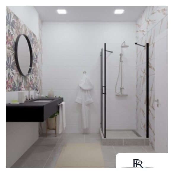 Душевой уголок Triton Йота-Блэк 90x90 (черный, с поддоном) - Изображение №4 — Интернет-магазин ПроЗаказ