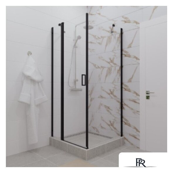 Душевой уголок Triton Йота-Блэк 90x90 (черный, с поддоном) - Изображение №2 — Интернет-магазин ПроЗаказ