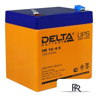 Аккумулятор для ИБП Delta HR 12-4.5 (12В/4.5 А·ч) - Изображение №1 — Интернет-магазин ПроЗаказ