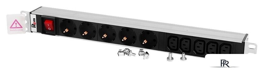 Блок розеток ЦМО R-10-5S-5C13-V-440-Z (10 розеток, без шнура питания) - Изображение №1 — Интернет-магазин ПроЗаказ
