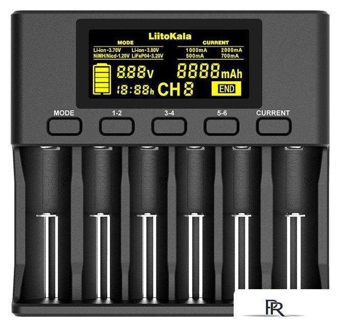 Зарядное устройство LiitoKala Lii-S6 - Изображение №1 — Интернет-магазин ПроЗаказ