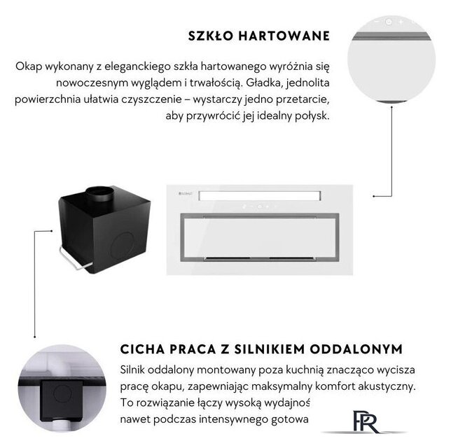 Кухонная вытяжка Globalo Silentio 60.2 White + Turbina TW 2.1 - Изображение №3 — Интернет-магазин ПроЗаказ