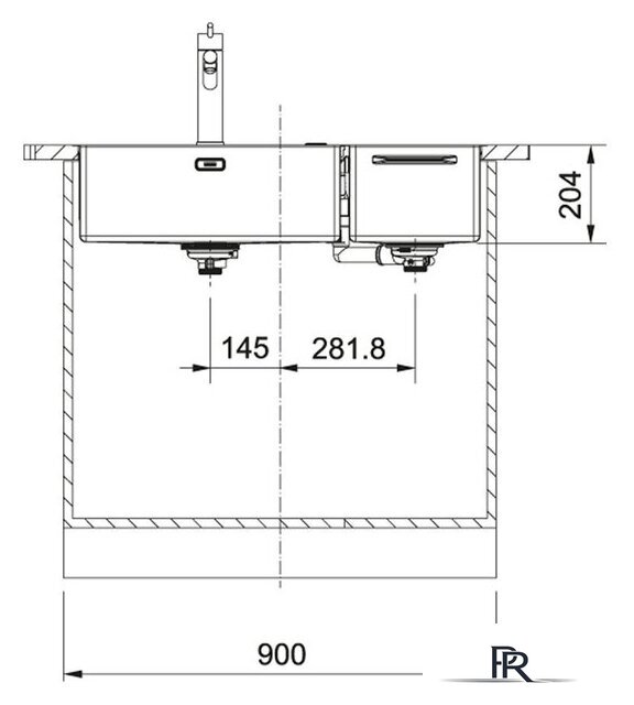 Кухонная мойка Franke Box Center BWX 220-54-27 TL 127.0538.260 - Изображение №5 — Интернет-магазин ПроЗаказ