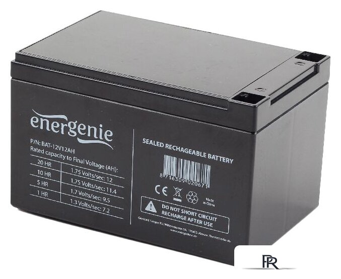 Аккумулятор для ИБП EnerGenie BAT-12V12AH - Изображение №1 — Интернет-магазин ПроЗаказ