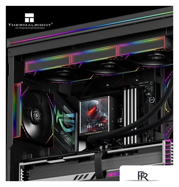 Система жидкостного охлаждения для процессора Thermalright Peerless Vision 360 ARGB (черный) - Изображение №4 — Интернет-магазин ПроЗаказ