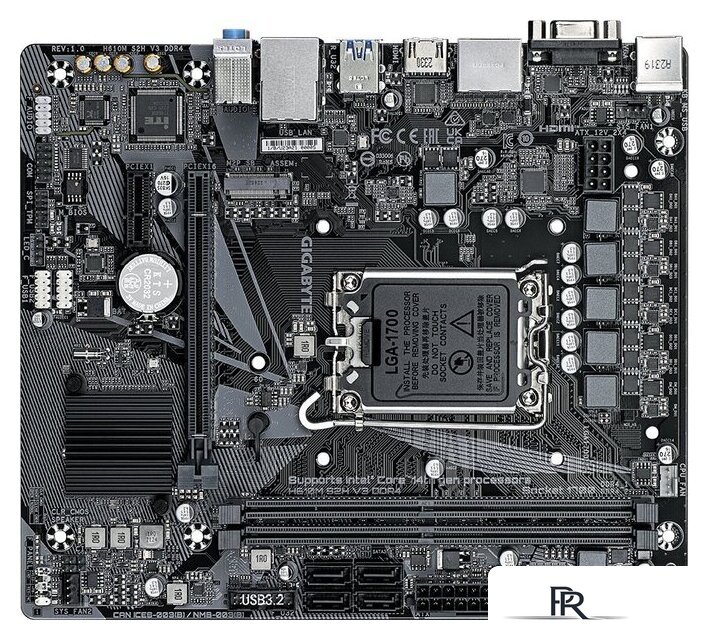 Материнская плата Gigabyte H610M S2H V3 DDR4 (rev. 1.0) - Изображение №4 — Интернет-магазин ПроЗаказ