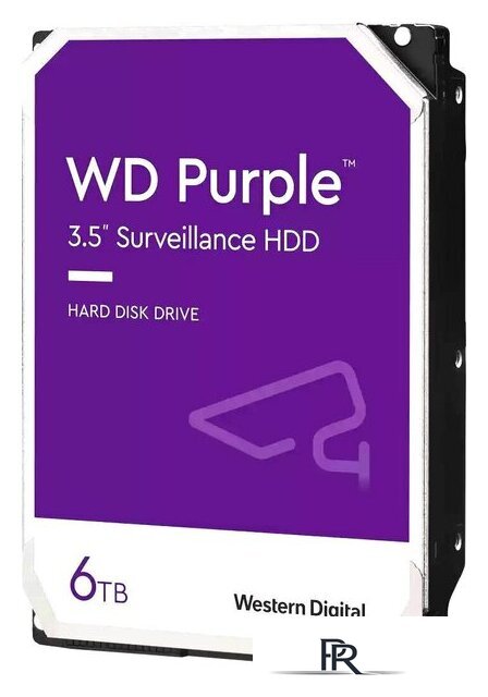 Жесткий диск WD Purple 6TB WD64PURZ - Изображение №1 — Интернет-магазин ПроЗаказ