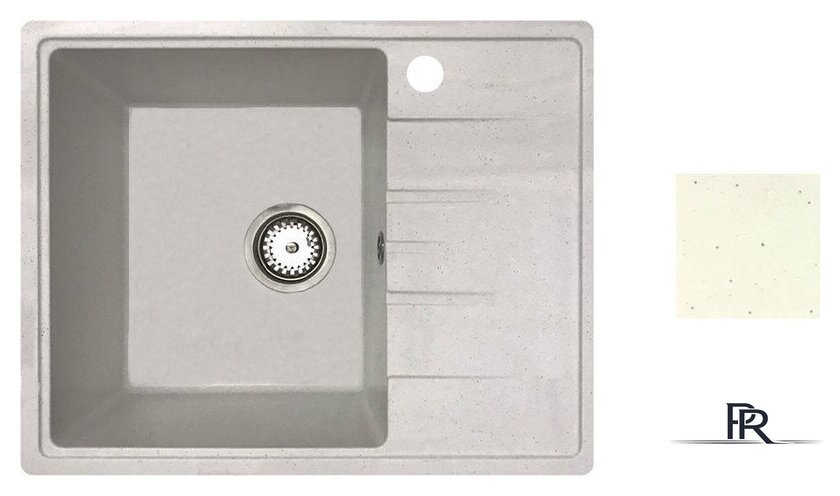 Кухонная мойка БелЭворс Mila L (белый, без сифона) - Изображение №1 — Интернет-магазин ПроЗаказ