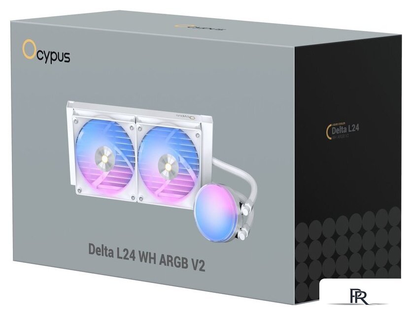 Система жидкостного охлаждения для процессора Ocypus Delta L24 WH ARGB V2 (белый) - Изображение №8 — Интернет-магазин ПроЗаказ