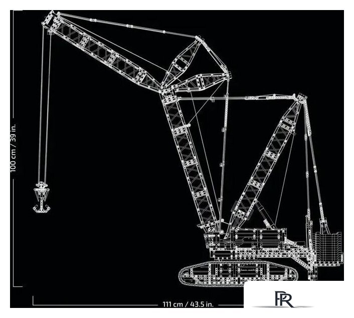 Конструктор LEGO Technic 42146 Гусеничный кран Liebherr LR 13000 - Изображение №6 — Интернет-магазин ПроЗаказ