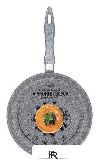 Блинная сковорода Elan Gallery Гармония вкуса 120570 (серый мрамор) - Изображение №4 — Интернет-магазин ПроЗаказ