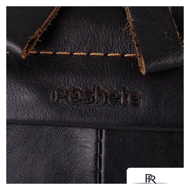 Сумка Poshete 196-881933-27-DBW (коричневый) - Изображение №5 — Интернет-магазин ПроЗаказ
