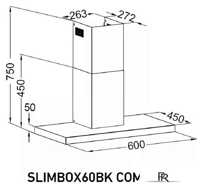 Кухонная вытяжка Meferi SLIMBOX60BK Comfort - Изображение №15 — Интернет-магазин ПроЗаказ