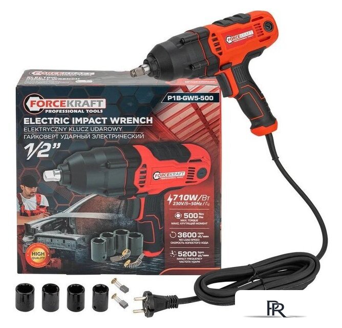 Гайковерт ForceKraft FK-P1B-GW5-500 - Изображение №1 — Интернет-магазин ПроЗаказ