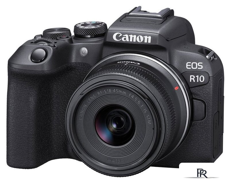 Беззеркальный фотоаппарат Canon EOS R10 RF-S 18-45mm F4.5-6.3 IS STM + адаптер крепления EF-EOS R - Изображение №2 — Интернет-магазин ПроЗаказ