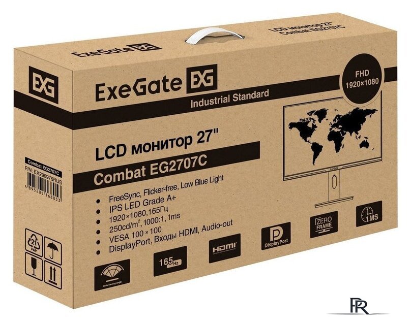Игровой монитор ExeGate Combat EG2707C EX296975RUS - Изображение №10 — Интернет-магазин ПроЗаказ