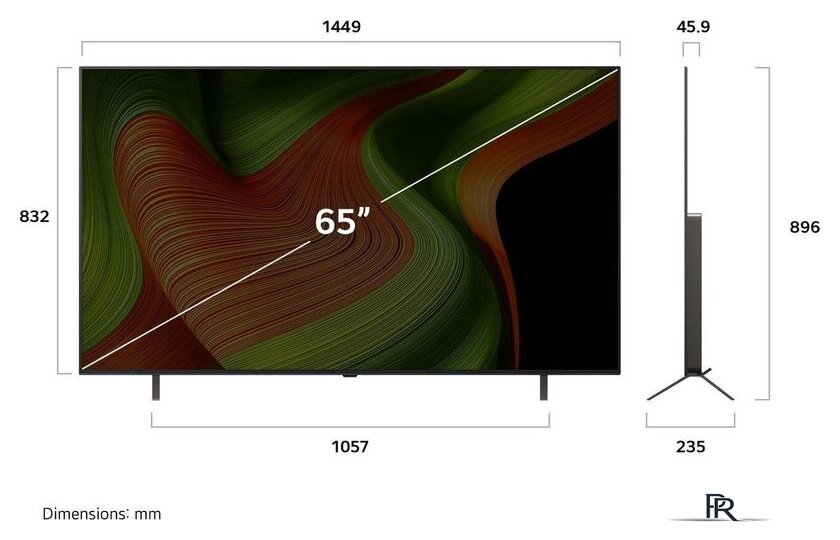 OLED телевизор LG OLED AI B5 OLED65B5RLA - Изображение №4 — Интернет-магазин ПроЗаказ