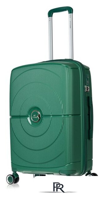 Чемодан L'Case Doha PP04 20 (S, темно-зеленый) - Изображение №1 — Интернет-магазин ПроЗаказ