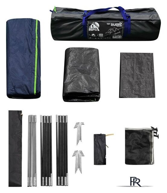 Треккинговая палатка RSP Outdoors River 2 (синий) - Изображение №24 — Интернет-магазин ПроЗаказ