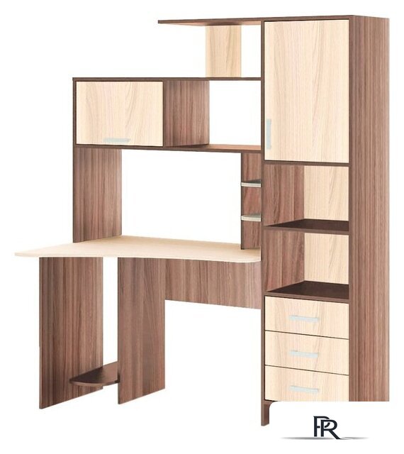 Стол Стендмебель №6 (ясень шимо светлый/ясень шимо темный) - Изображение №1 — Интернет-магазин ПроЗаказ