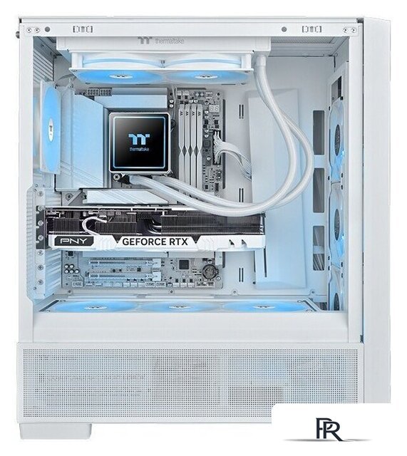Система жидкостного охлаждения для процессора Thermaltake TH240 V3 ARGB Sync Snow Edition CL-W467-PL12SW-A - Изображение №6 — Интернет-магазин ПроЗаказ