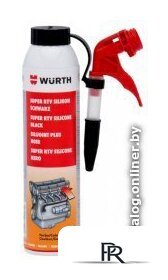  Wurth Силикон Super RTV 200мл 08933311 (черный) - Изображение №1 — Интернет-магазин ПроЗаказ