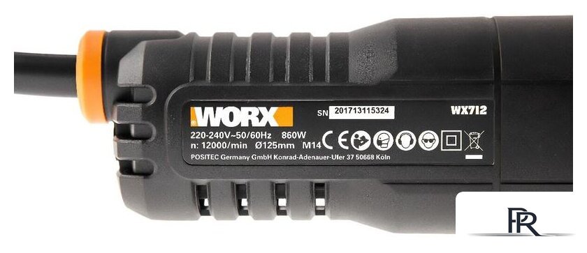 Угловая шлифмашина Worx WX712 - Изображение №8 — Интернет-магазин ПроЗаказ