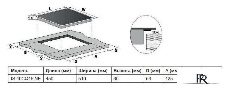 Варочная панель Indesit IS 40CQ45 NE - Изображение №6 — Интернет-магазин ПроЗаказ