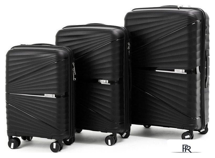 Чемодан-спиннер Pride PP-9702 (S, черный) - Изображение №8 — Интернет-магазин ПроЗаказ