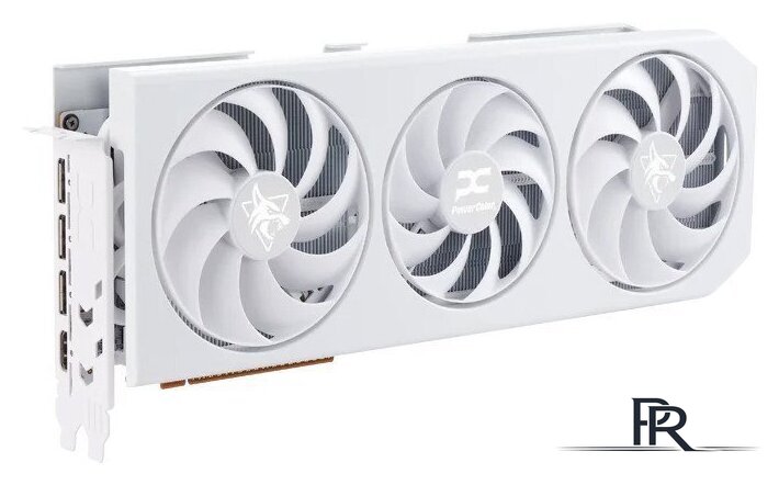 Видеокарта PowerColor Hellhound Spectral White AMD Radeon RX 9070 XT 16GB GDDR6 RX9070XT 16G-L/OC/WHITE - Изображение №1 — Интернет-магазин ПроЗаказ