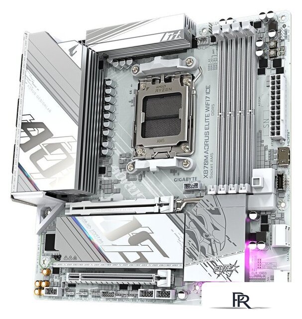 Материнская плата Gigabyte X870M Aorus Elite WiFi7 Ice - Изображение №3 — Интернет-магазин ПроЗаказ