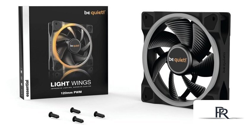 Вентилятор для корпуса be quiet! Light Wings 120mm PWM BL072 - Изображение №5 — Интернет-магазин ПроЗаказ