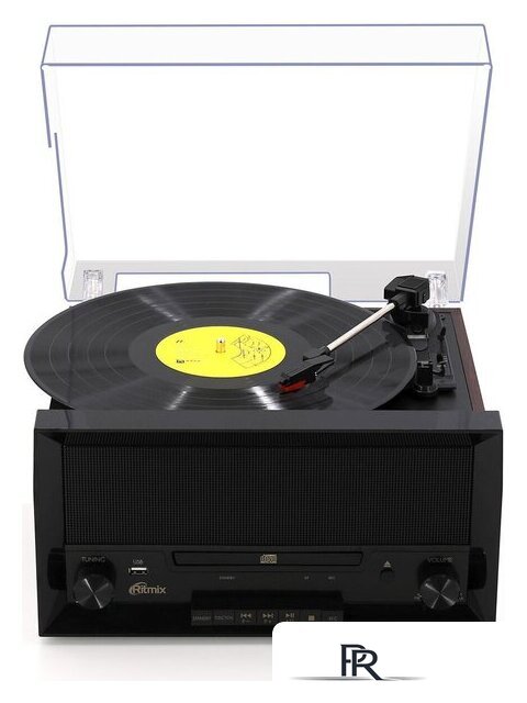 Многофункциональный аудиоцентр Ritmix LP-400B (черный/коричневый) - Изображение №2 — Интернет-магазин ПроЗаказ