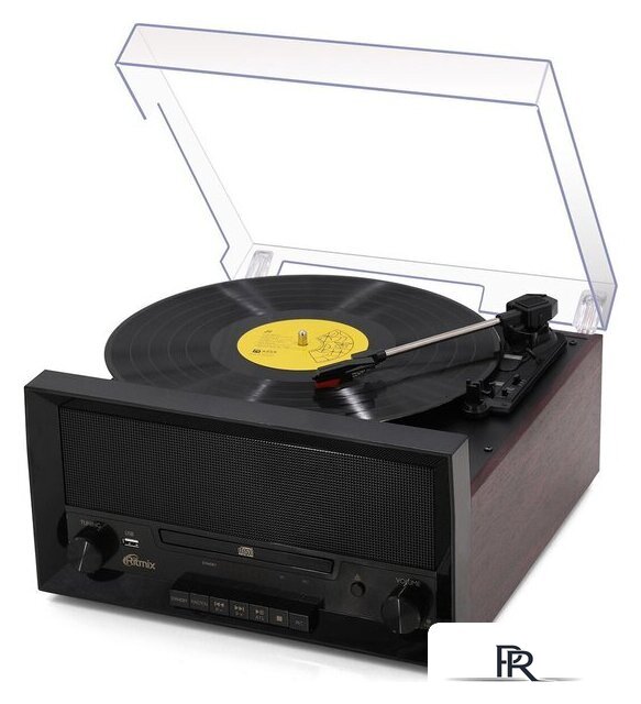 Многофункциональный аудиоцентр Ritmix LP-400B (черный/коричневый) - Изображение №3 — Интернет-магазин ПроЗаказ