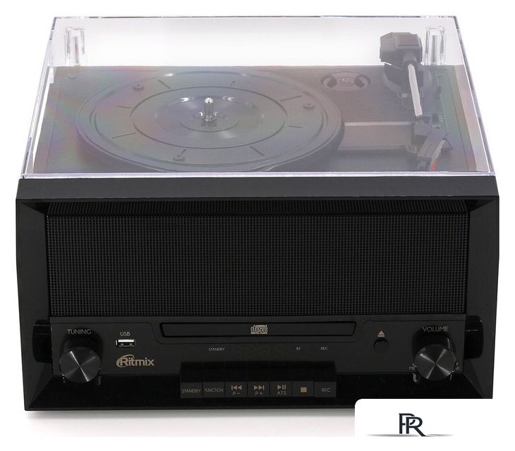 Многофункциональный аудиоцентр Ritmix LP-400B (черный/коричневый) - Изображение №4 — Интернет-магазин ПроЗаказ