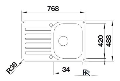 Кухонная мойка Blanco Lantos 45 S-IF Compact [519059] - Изображение №3 — Интернет-магазин ПроЗаказ