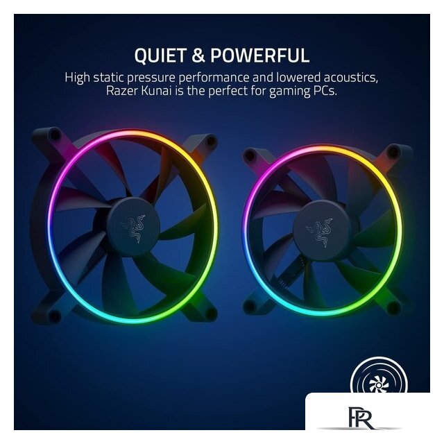Комплект вентиляторов для корпуса Razer Kunai Chroma 140mm 3 Fans RC21-01810200-R3M1 - Изображение №2 — Интернет-магазин ПроЗаказ