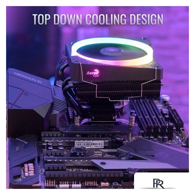 Кулер для процессора AeroCool Cylon 3H ARGB PWM 4P - Изображение №4 — Интернет-магазин ПроЗаказ