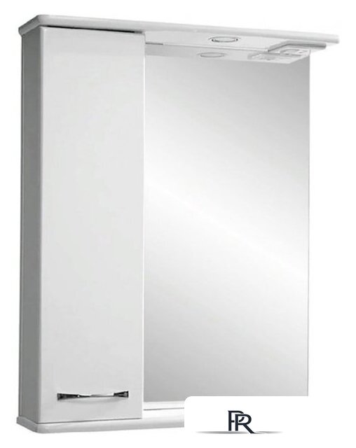  Tivoli Шкаф с зеркалом Прима 60 461777 (левый, белый) - Изображение №1 — Интернет-магазин ПроЗаказ