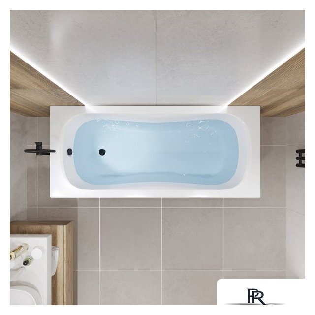 Ванна Lauter Sophia 160 21205160 (с ножками, черным подголовником и черным лиц.экраном) - Изображение №22 — Интернет-магазин ПроЗаказ