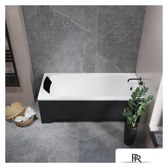 Ванна Lauter Sophia 160 21205160 (с ножками, черным подголовником и черным лиц.экраном) - Изображение №13 — Интернет-магазин ПроЗаказ